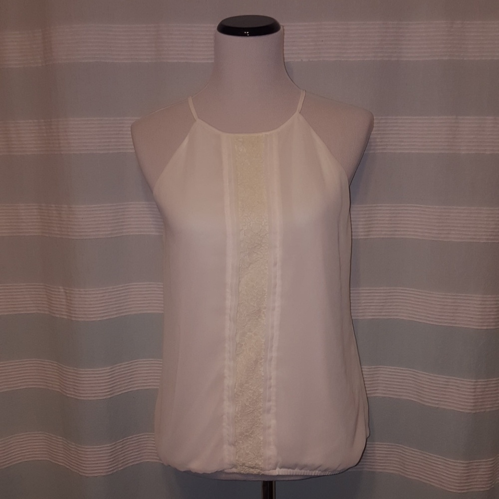 White lace blouse